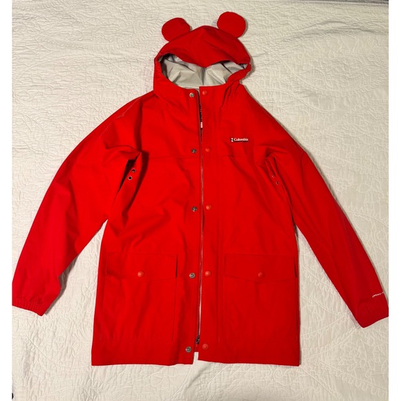 Disney Columbia Limited Series Mickey Mouse Raincoat Kids L 14/16 - Picture 8 of 11